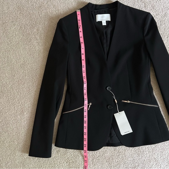 CHIC NWT $495 HUGO BOSS BLACK JOLENA WOOL BLEND BLAZER - SIZE 4 - Picture 5 of 11